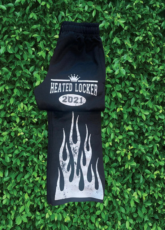 BLACK Stacked Sweats