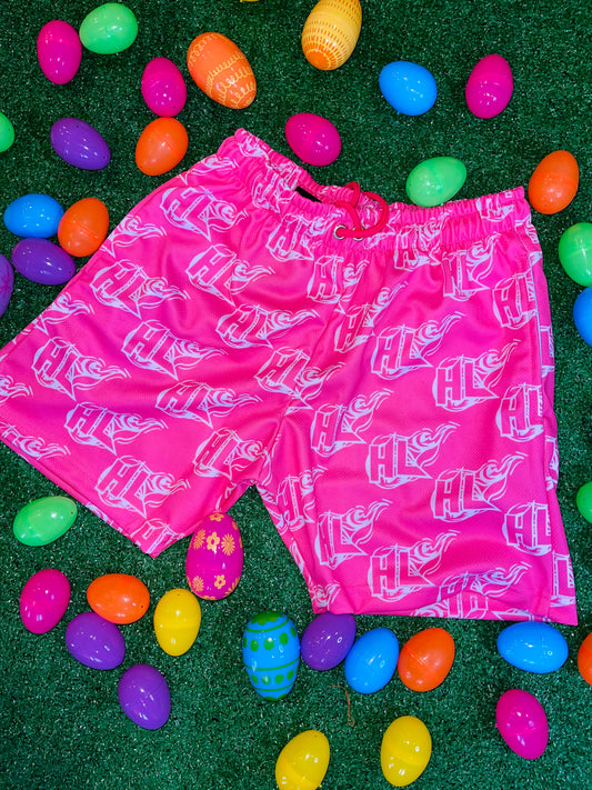 Heated Locker Pink Shorts